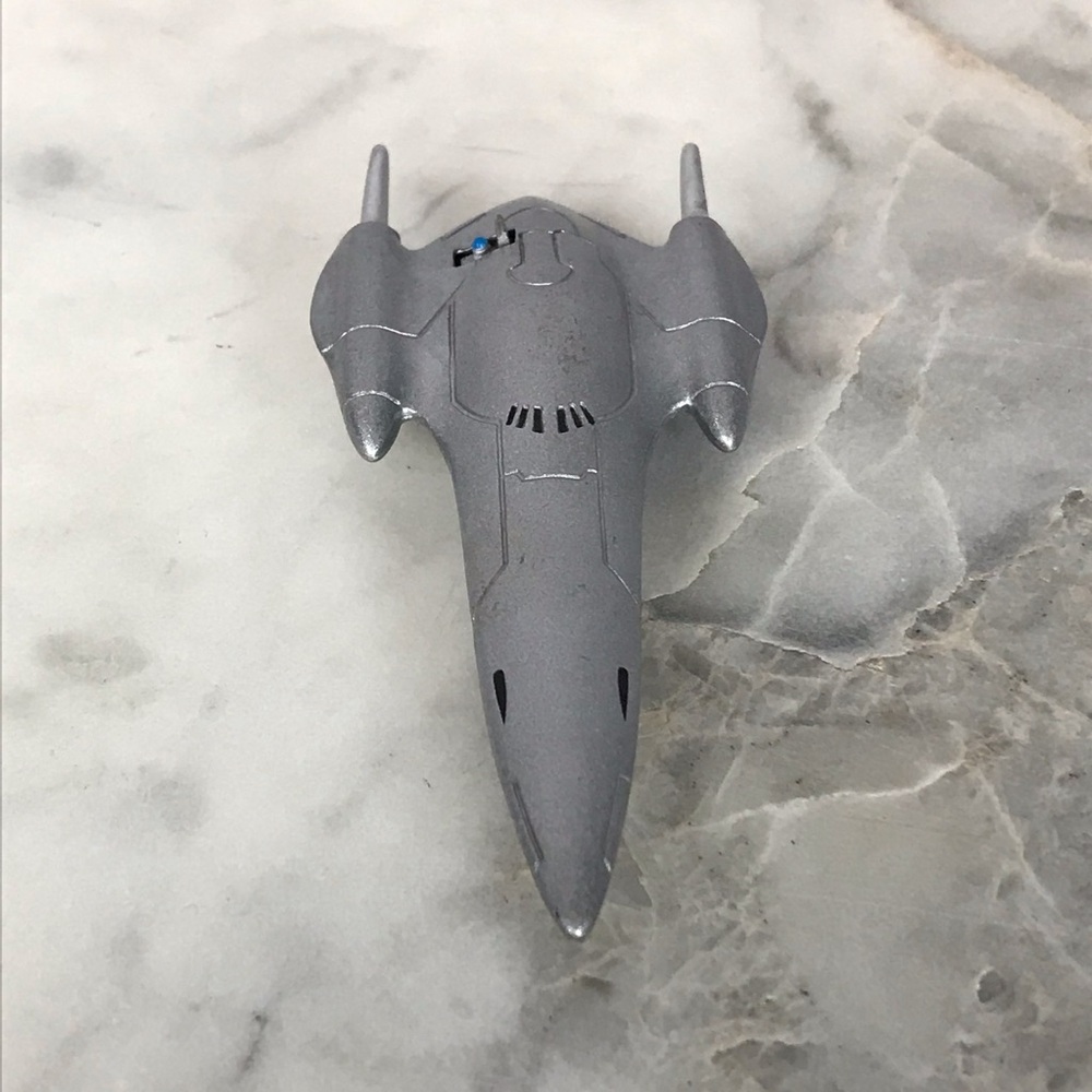 Star Wars Vintage 2000’s Mini Naboo Royal Starship Aircraft Spaceship Toy